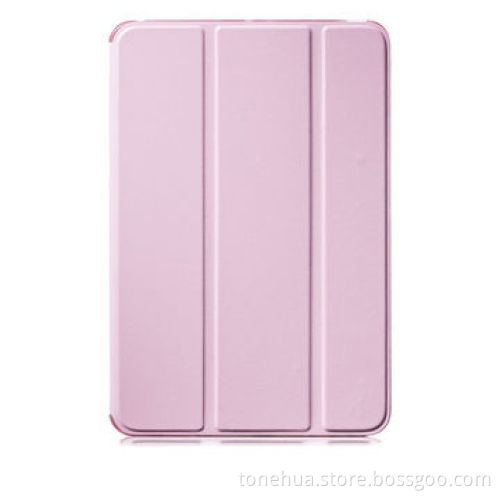 Leather cover for iPad air retina with three fold stand function